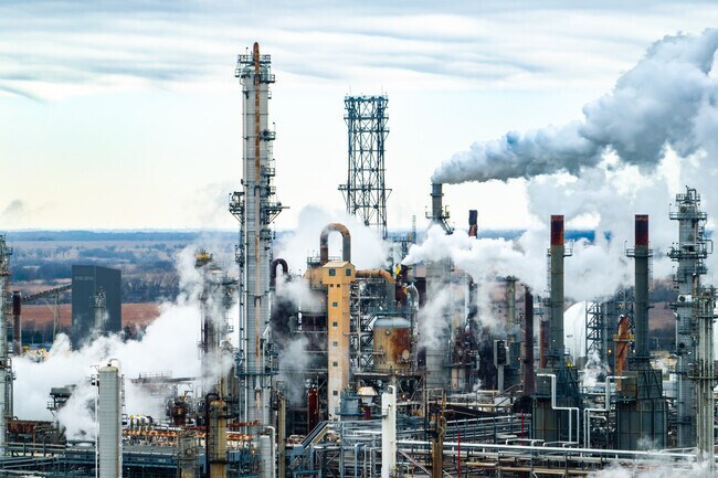 El Dorado residents can see the towers from the oil refinery throughout the city.