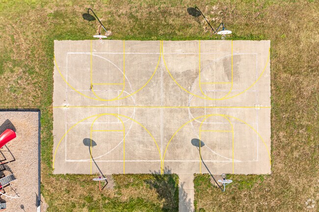 Mt. Zion Intermediate School has two full basketball courts for their students to enjoy.