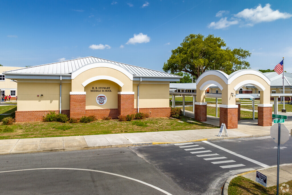 Raymond B. Stewart Middle School is a public, 6-8 middle school located in Zephyrhills, Florida and is part of the Pasco County School District.
