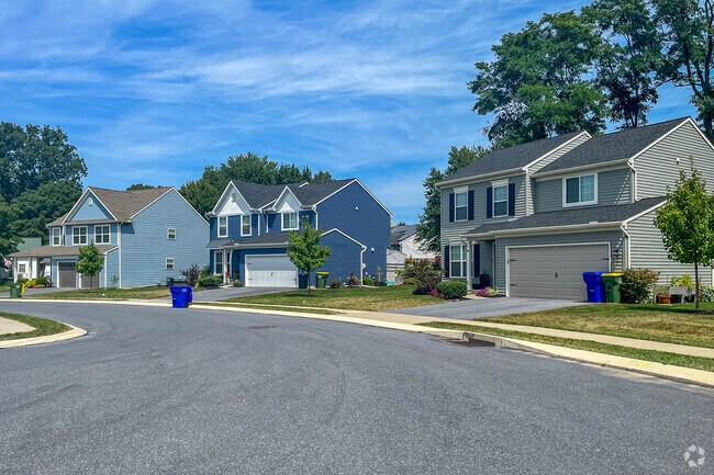 Contemporary homes line the streets in Lampeter.