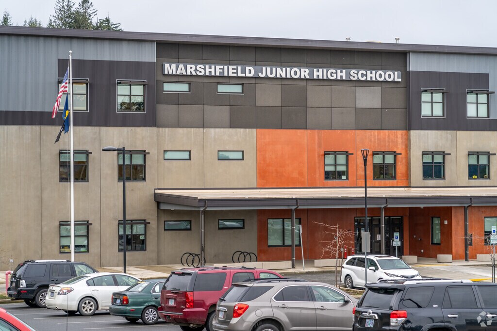 Marshfield Junior High School serves grades 6-8 in Coos Bay.