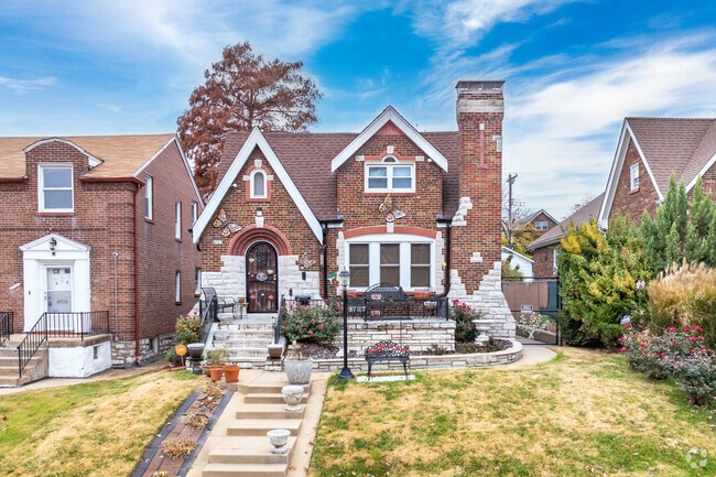 There are many gorgeous Tudor style homes in the Baden neighborhood.