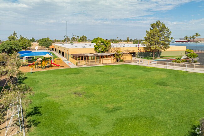 Painted Rock Academy gives its student open fields for exercise.