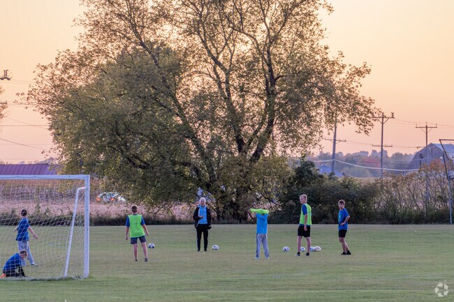 Soccer fields at Greenville Sports Complex are ideal for young players.