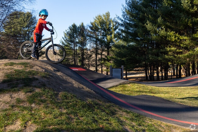North Cumberland kids enjoy riding bikes around Diamond Hill Park.
