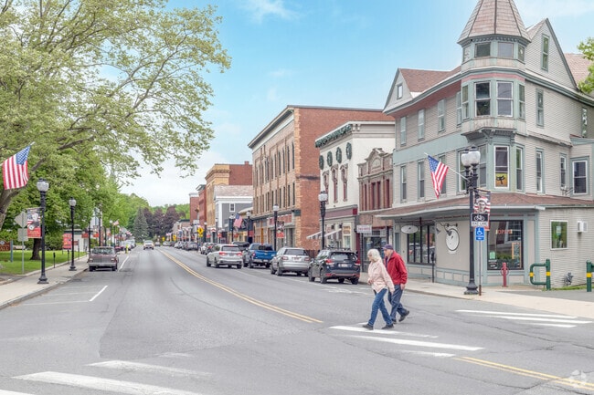 Historic downtown Adams draws visitors to its many shops and boutiques.