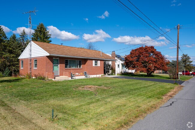 Older ranch-style homes are common closer to Carlisle in North Middleton Township.