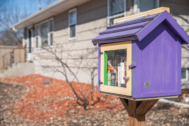 Grad or leave a book at the Little Free Library in Wenonah.