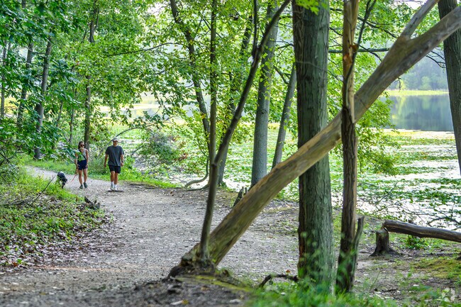 Asylum Lake, located near Arcadia, is perfect for summer evening walks.