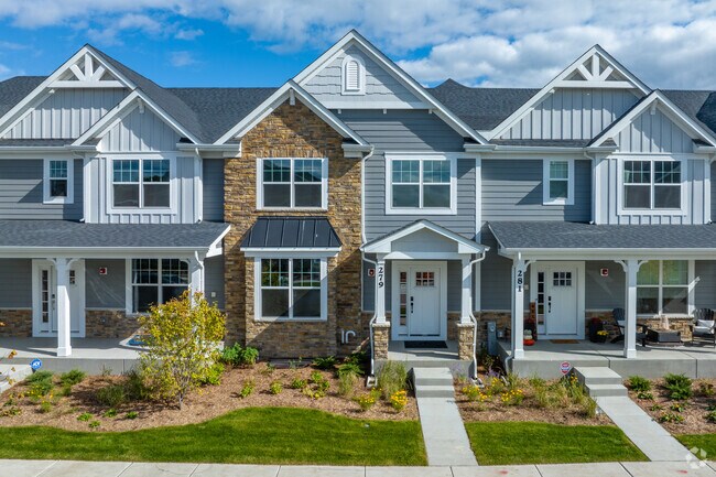 Three-bedroom townhomes can be found in Northeast Buffalo Grove.