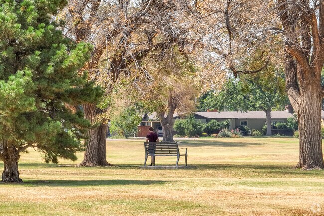 Walk, run, or play at the nicely kept fields of Tech Terrace Park.