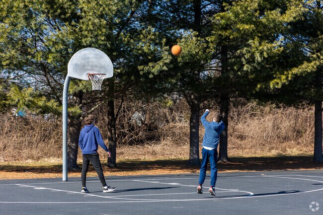 Play basketball with a friend at Falls Township Community Park.