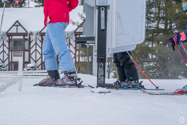 Guests can ski and snowboard at Peekn' Peak resort in French Creek.
