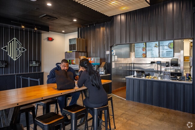 Middle Eats is a local favorite in Bloomfield, known for its Mediterranean cuisine.