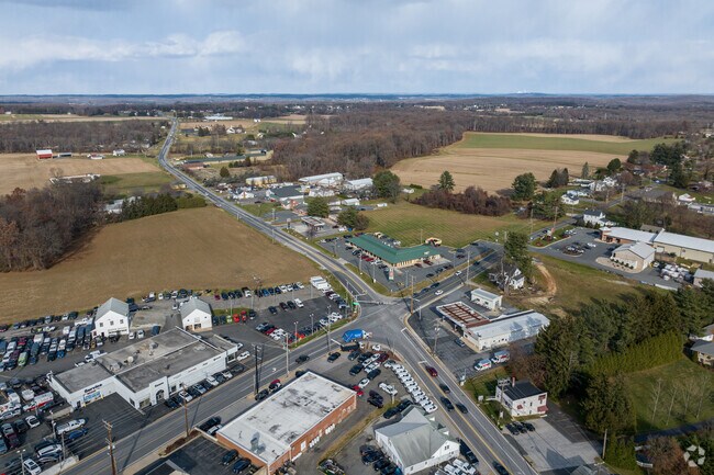The center of Jarrettsville is home to a small variety of local businesses.