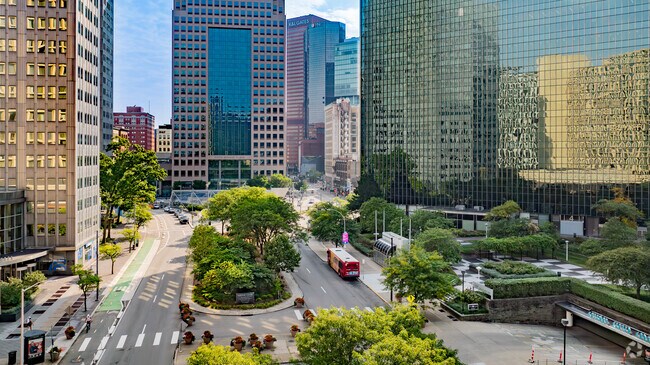 Locals are proud of the architectural beauty of The Point in heart of Pittsburgh.