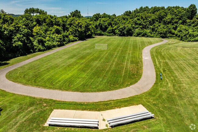 Crockett Elementary School has a walking track.