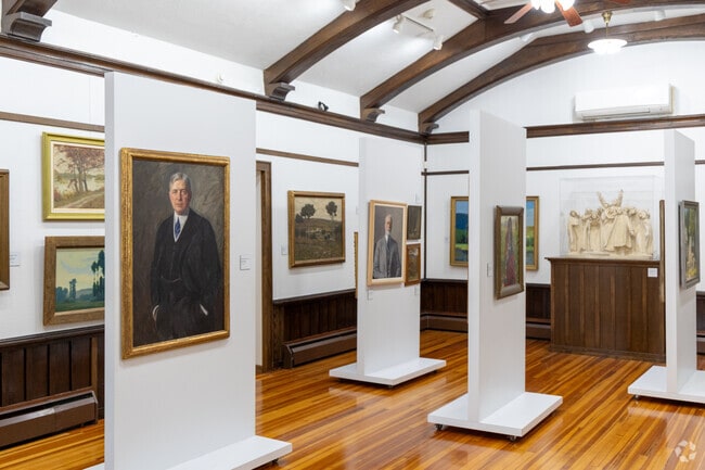 The Oregon Library also has an art gallery for residents and visitors to explore.