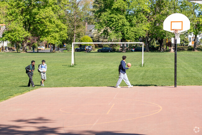 Enjoy a game of basketball at one of the many parks in the Wilkes community.