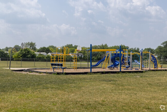 Norup International School's playground in Oak Park.