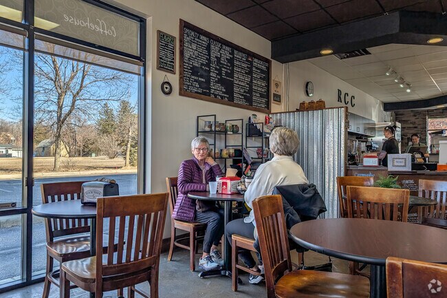 Sip great coffee and enjoy a sweet treat at Rock Creek Coffeehouse in downtown Sauk Rapids.