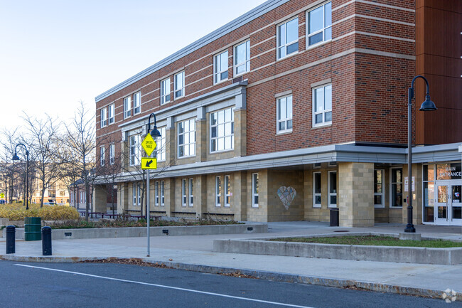 Young students can walk in the mornings each day to the Galvin Middle School in Wakefield, MA.