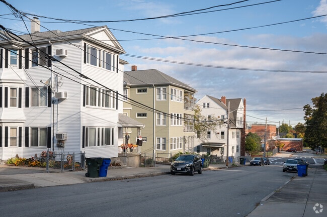 Multistory homes are a common sight in Highlands, Fall River.