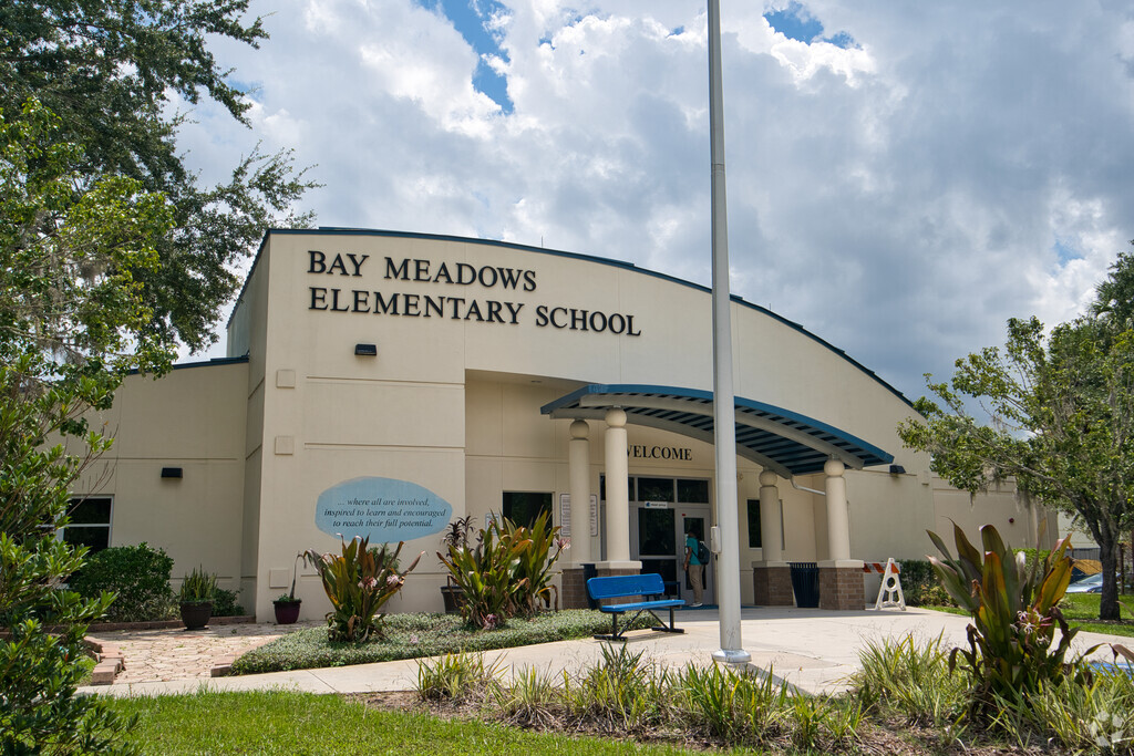 Bay Meadows Elementary School provides education to the little residents in 
Bay Hill