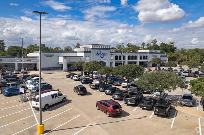 Hilshire Village residents grab all their weekly grocery needs at the local Kroger.