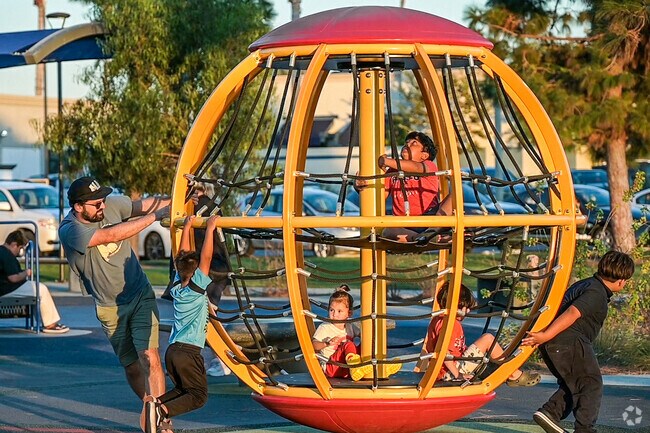 Children will enjoy the amenities at Lions Park in Downtown Costa Mesa.