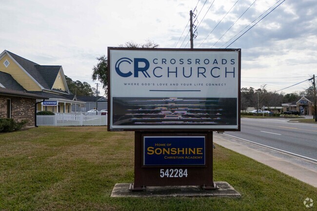 The sign at the entrance of Sonshine Christian Academy.
