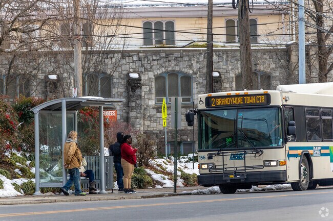 Baynard Village has plenty of DART bus stops along Baynard Avenue.