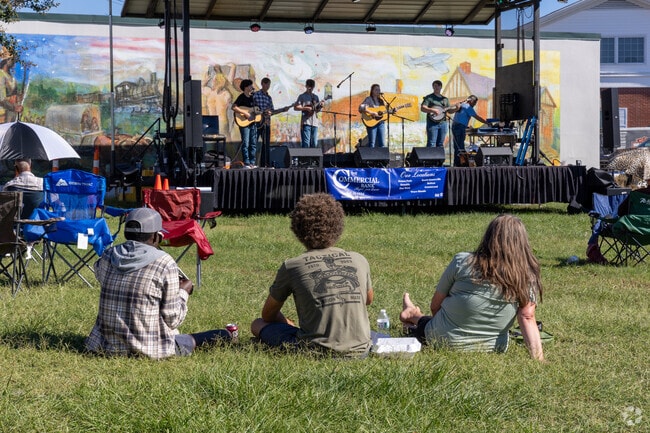 Local musicians play and provide entertainment at the Honea Path Fall Festival.