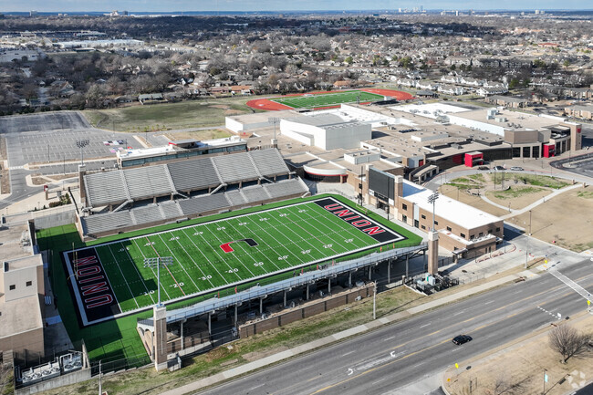 Union High School football facilities are top notch and used by many athletic clubs at Union.