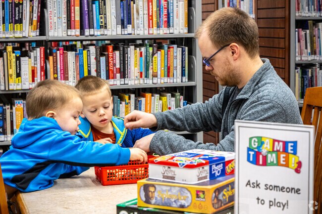 Gardner Johnson County Library provides a family-friendly environment.