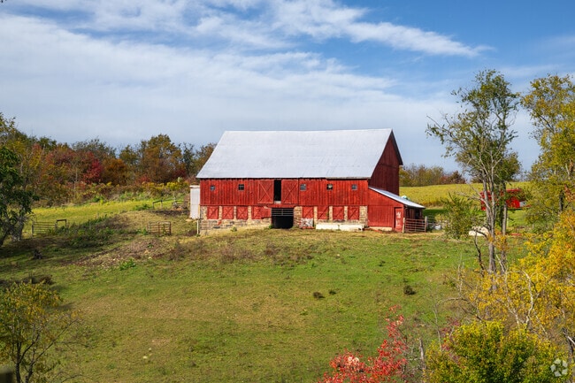 Acres upon acres of farmland make up Daugherty Township.