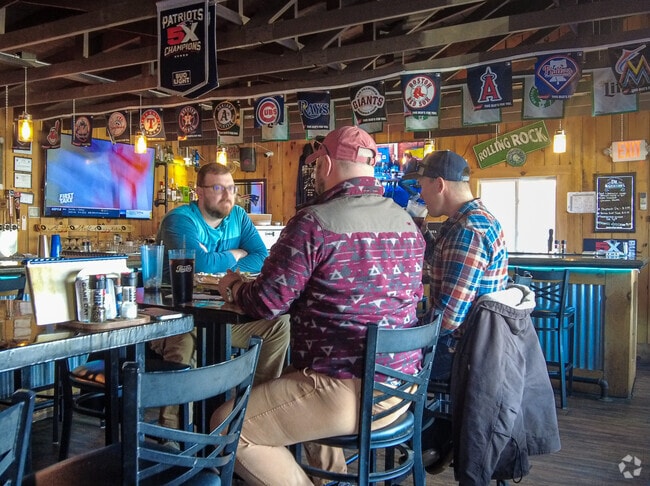 Friends gather for lunch in East Eliot.