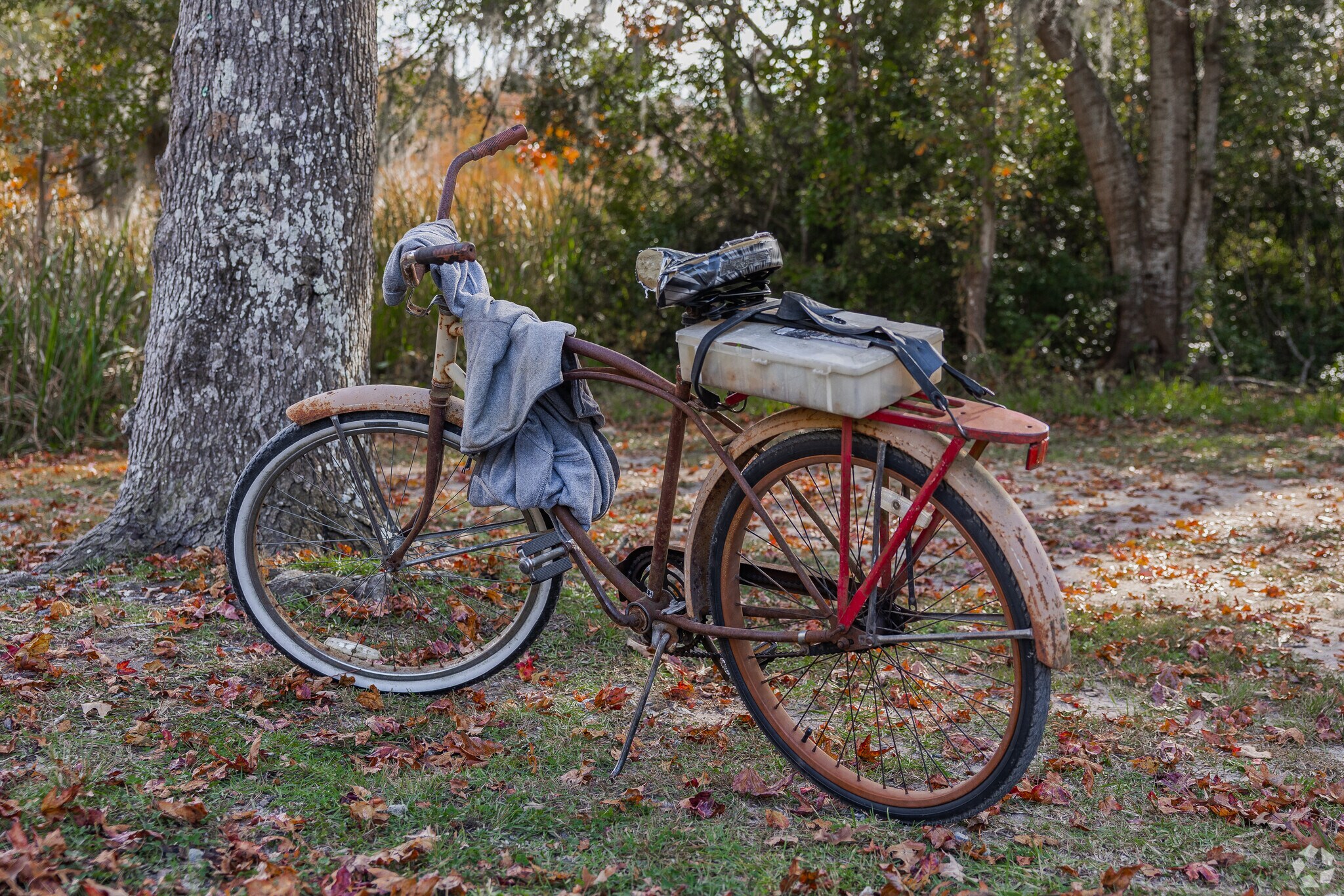 Cross locals love to commute by bike.