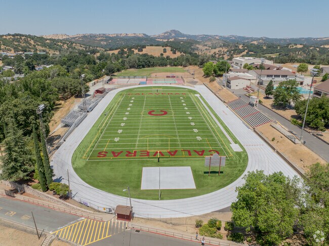 Calaveras High School home of the Redskins in Rancho Calaveras in Calaveras County.