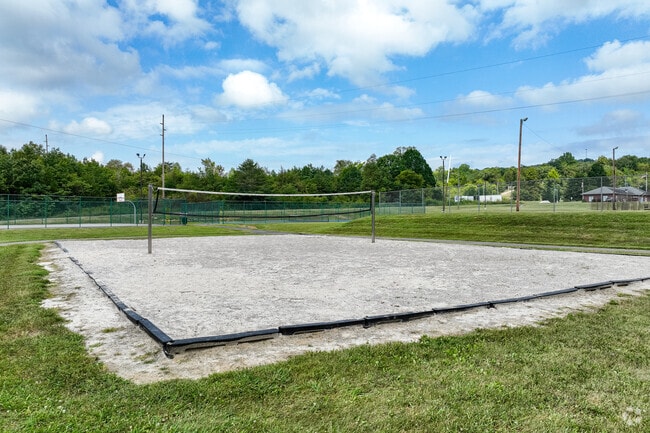 Beach volleyball at Luttrell’s park adds excitement to the town’s outdoor offerings.