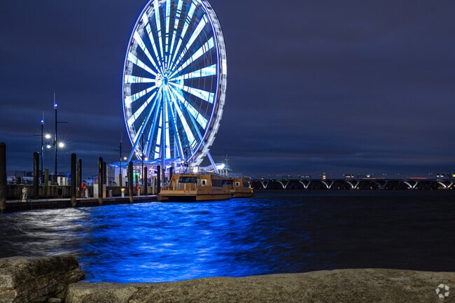 Entertainment and restaurants at National Harbor are only a short Uber ride away.
