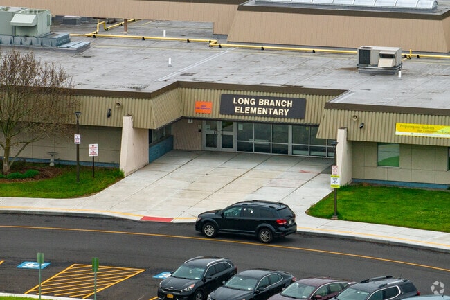 A look at Long Branch Elementary's main entrance.