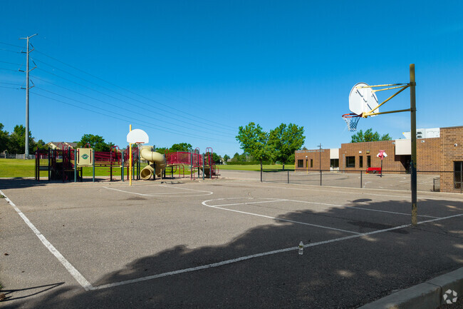 Basketball court for students to enjoy their favorite games.