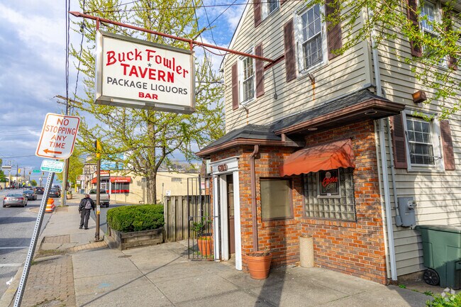 Buck Fowler's Tavern is a popular spot for locals to gather for a cold beer and great company.