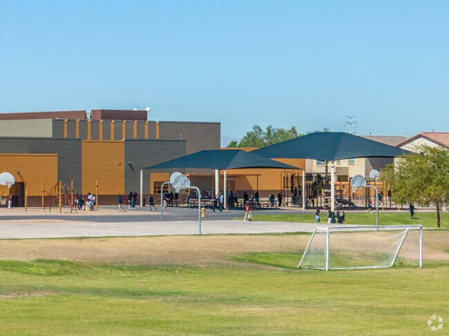 Children enjoy outdoor activities at Tres Rios Elementary School.