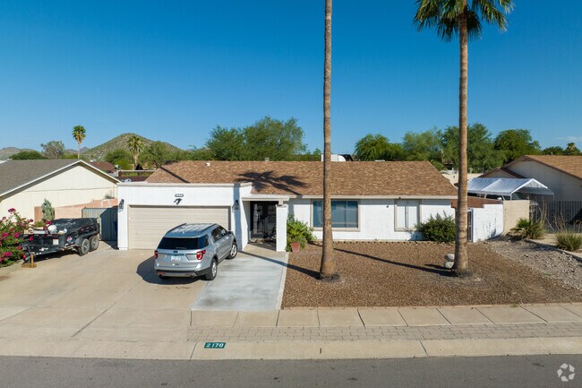 Westside Development homes typically have garages or carports.