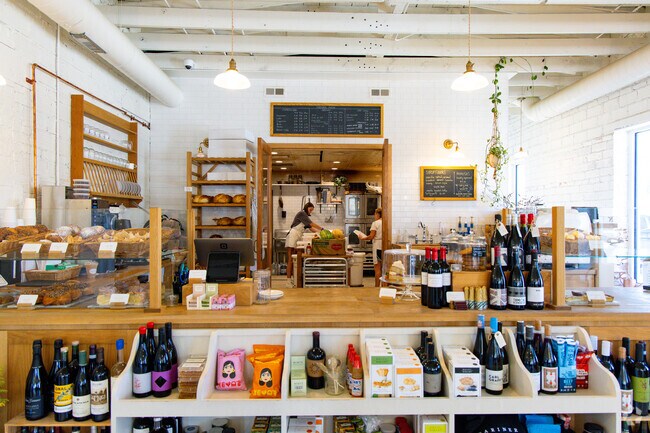 Fariner Bakery is a popular local business, selling baked goods and other local products.