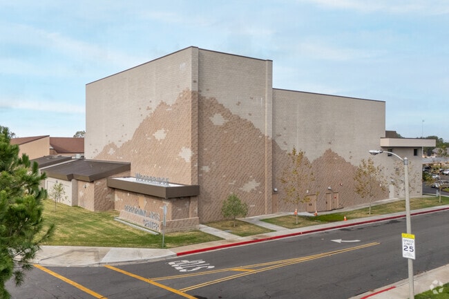 Newly constructed Performing Arts Center at Woodbridge High School.