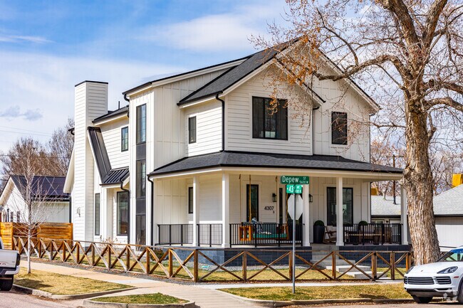 Modern Traditional constructions in East Wheat Ridge price around 1.8 million dollars.