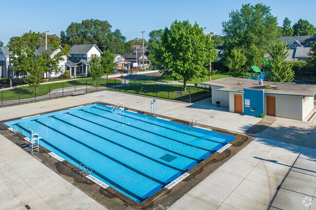 Greenwood Park in nearby Ohio City offers a pool for kids in Near West Side.